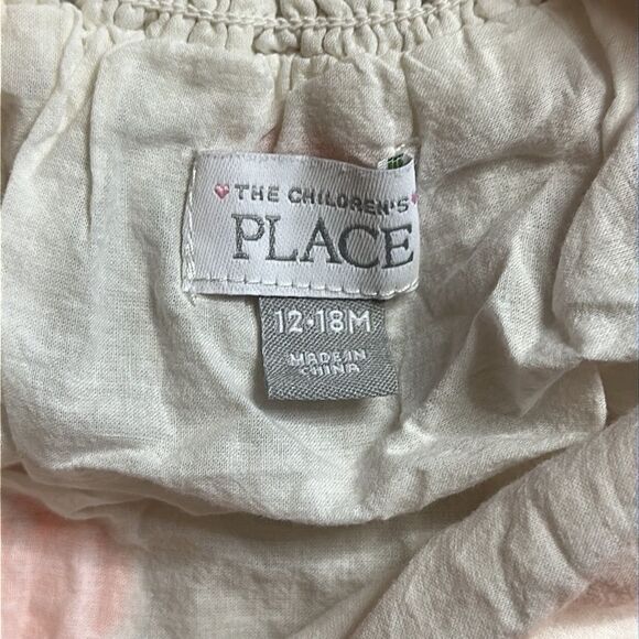 Childrens Place Dress 12 to 18 months cotton white Easter Spring Summer - Picture 4 of 5